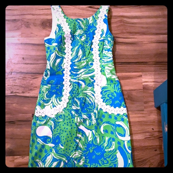 Lilly Pulitzer shift dress size 0 - Picture 1 of 3